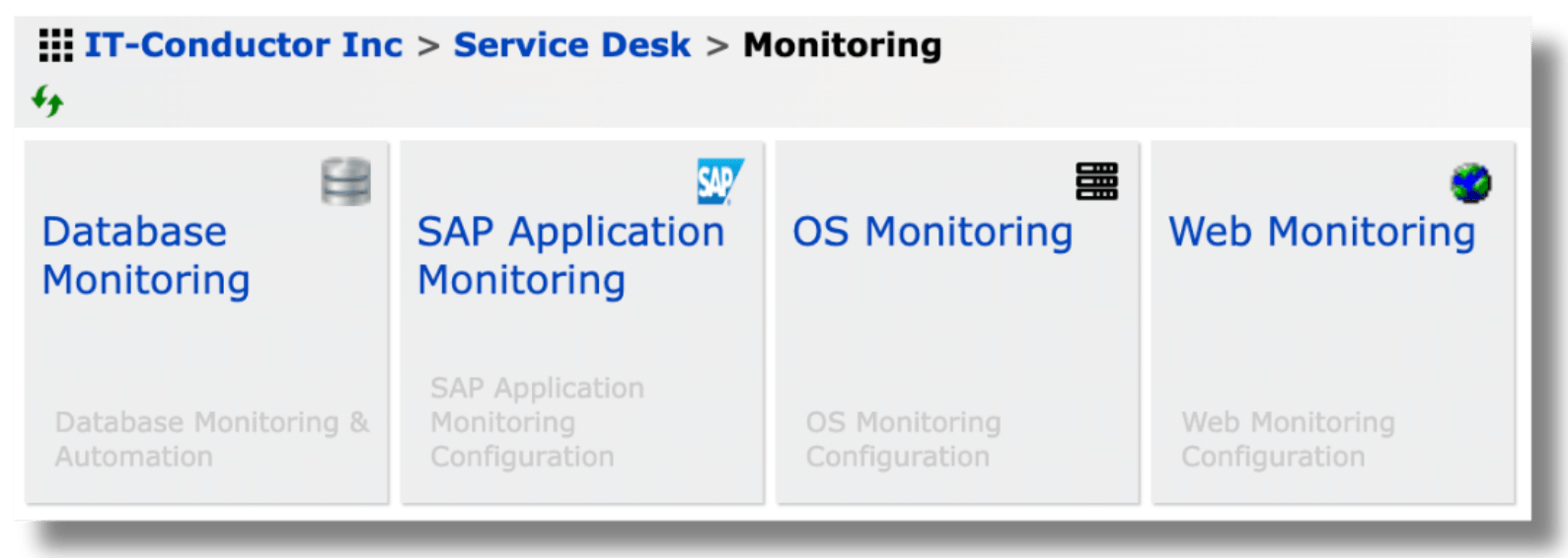 IT-Conductor Service Catalog - Monitoring